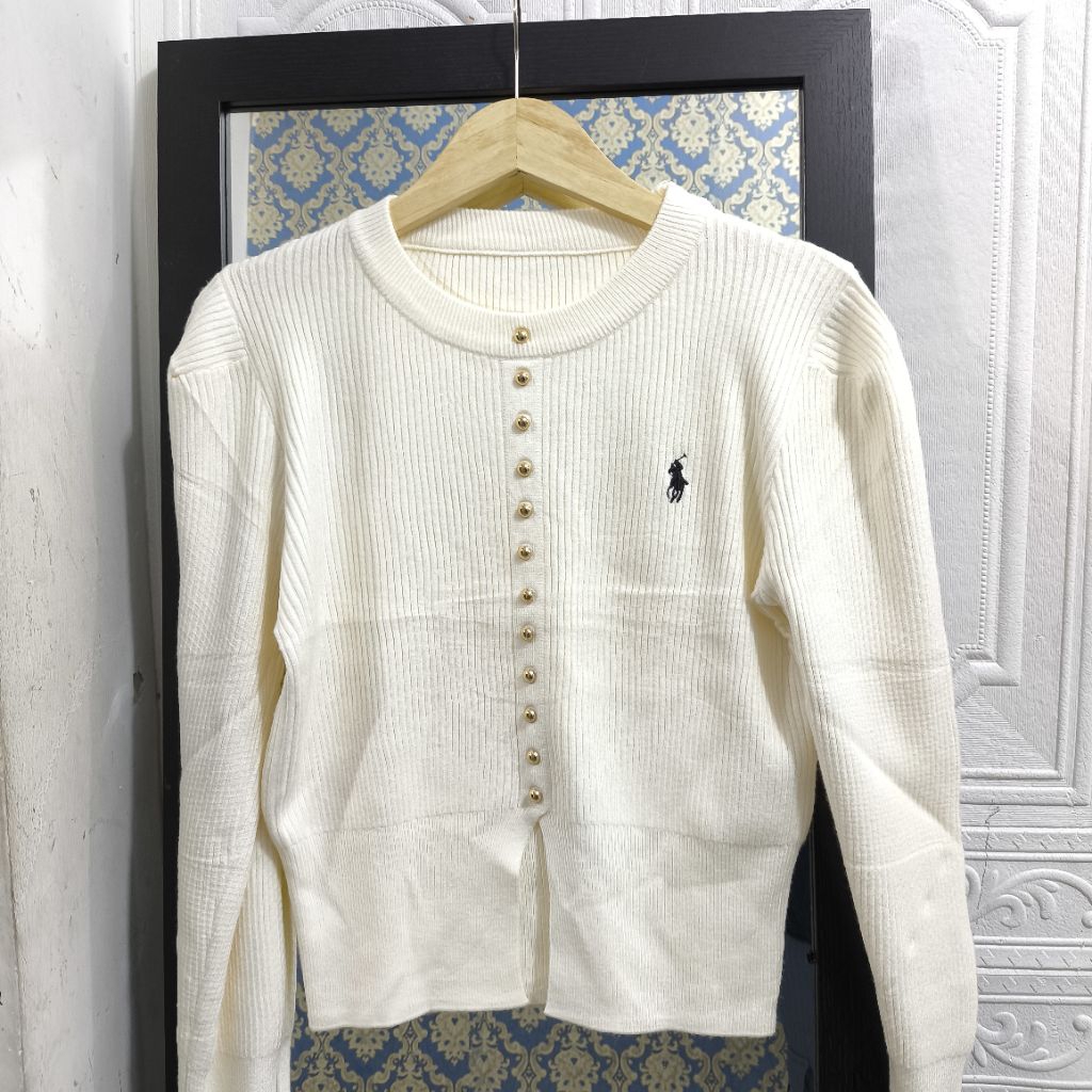 Rajut polo anggun/rajut import terbaru/rajut polo anggun