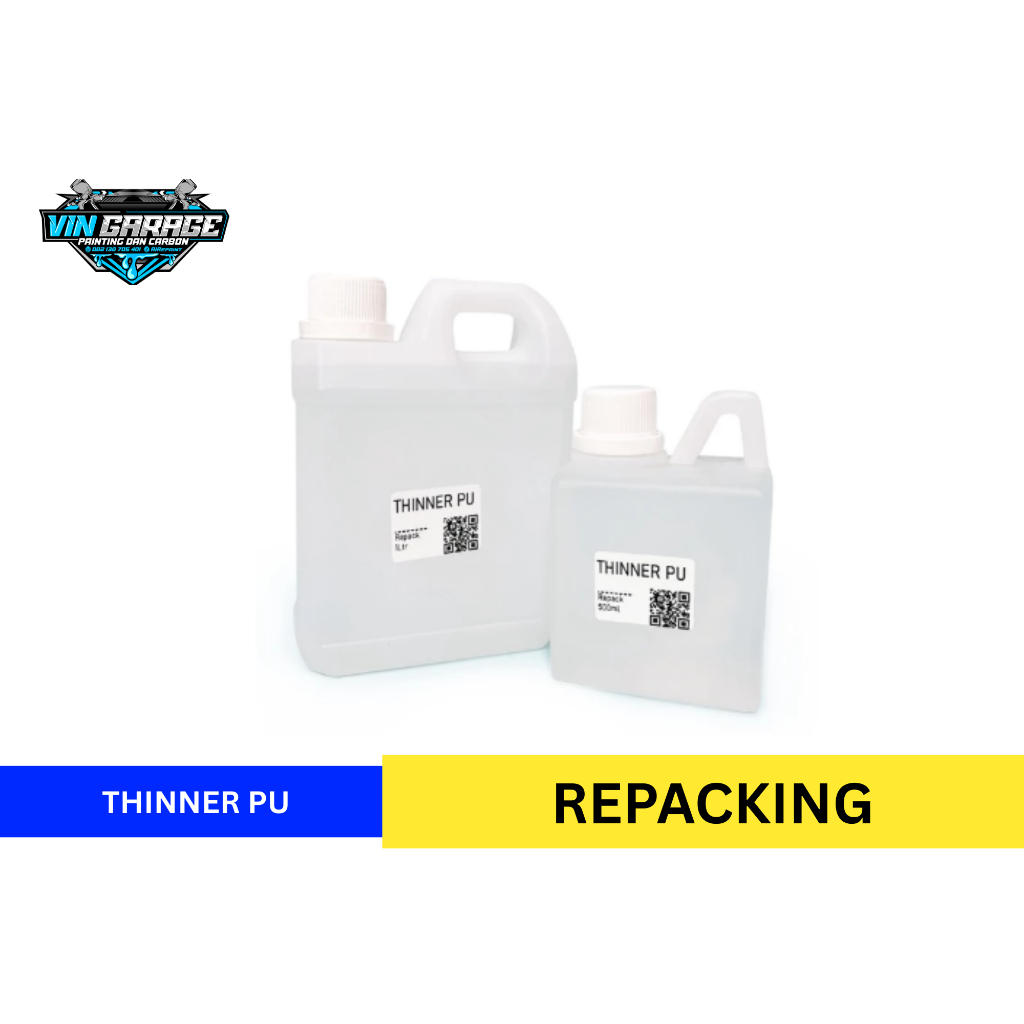 Thinner PU Polyurethane Liter Ecer Kemasan Botol