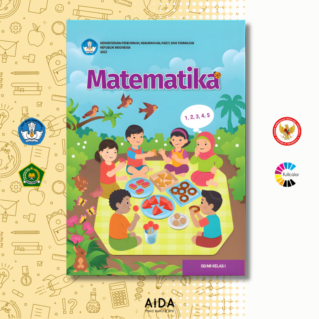 Buku pendidikan Kurikulum Merdeka SD Matematika Kelas 1 tahun 2022 - Matematika Kelas 1 SD tahun 202