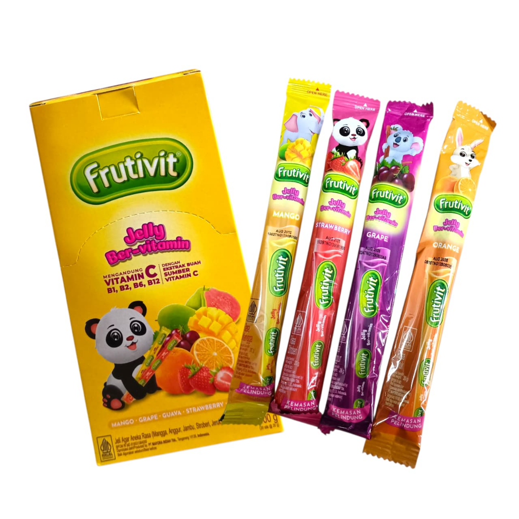 Frutivit Jelly - Pak isi 20 Stik Jelly Agar Agar rasa Buah