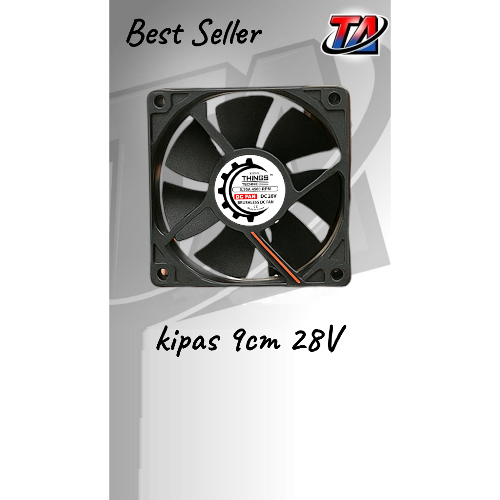 KIPAS MESIN LAS 9CM DC 24V–28V FAN COOLING 9025 INDUSTRI