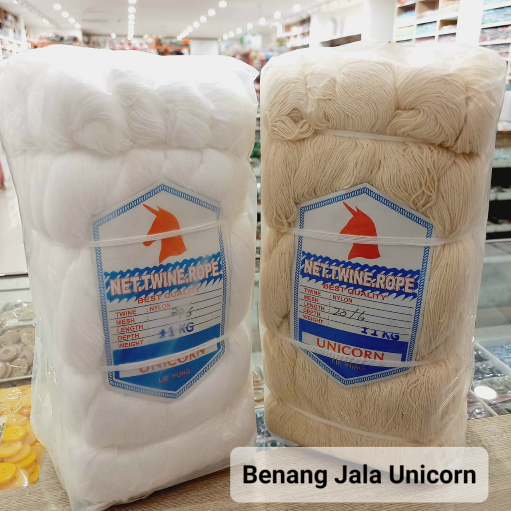 Benang Jala Unicorn Dijual 1 Pak Berat +/- 1 kg Bukan Benang Jala Ikan