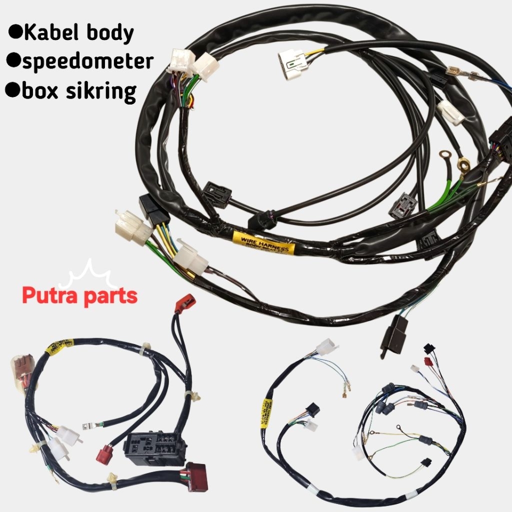 Kabel Body Beat FI K25 2014-2016 K25 full set 3 item//kabel body kabel speedometer rumah box sikring