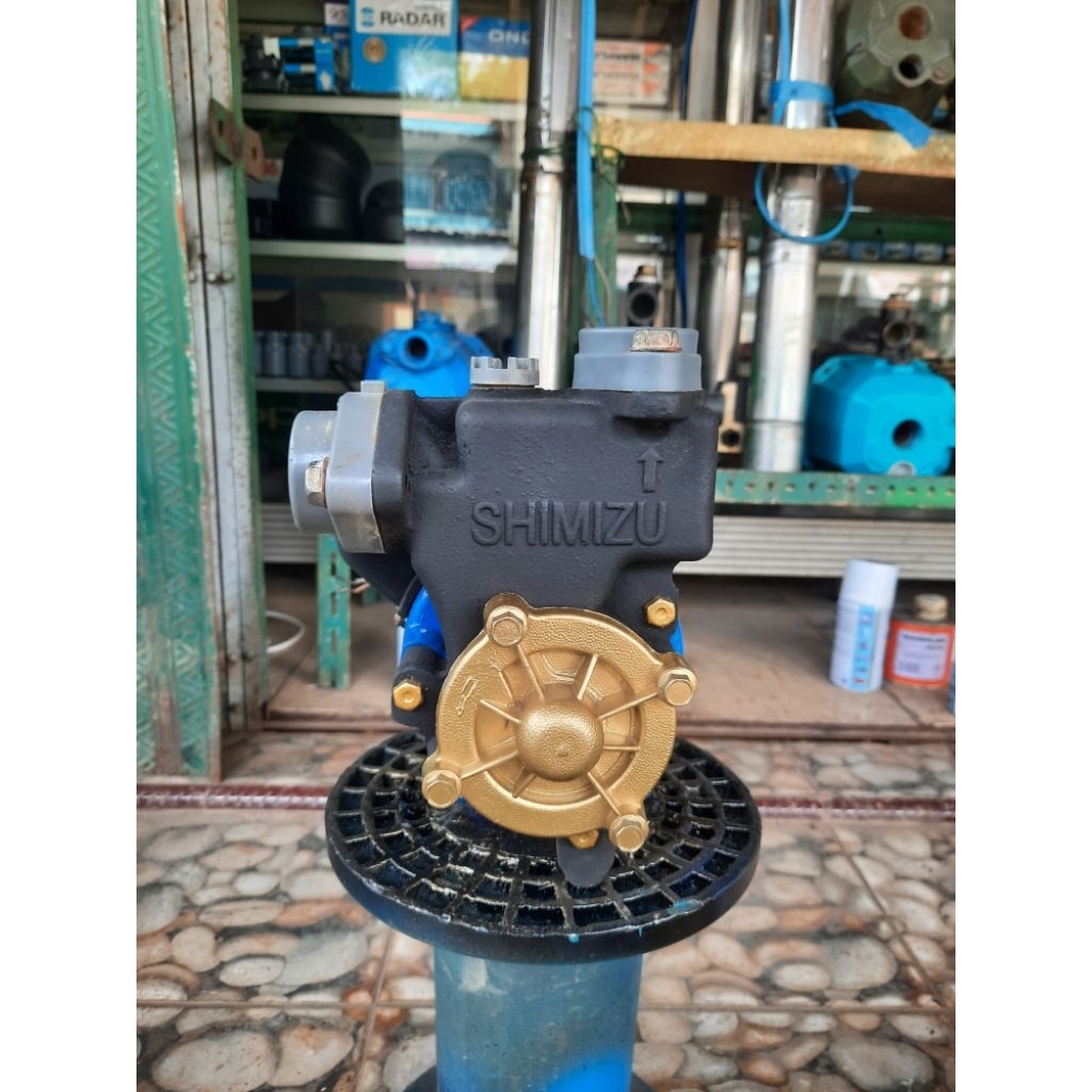 MESIN POMPA AIR SHIMIZU PS 128 BIT BEKAS/REKONDISI