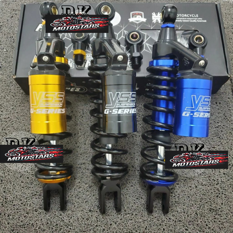 SHOCKBREAKER SHOCK BELAKANG VARIO 125 VARIO 150 TABUNG MODEL COPY YSS BLACK SERIES UKURAN 330MM DAN 