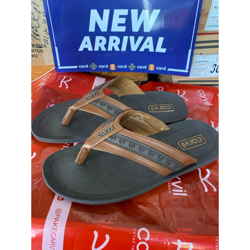 Carvil Sandal Pria Armani 01