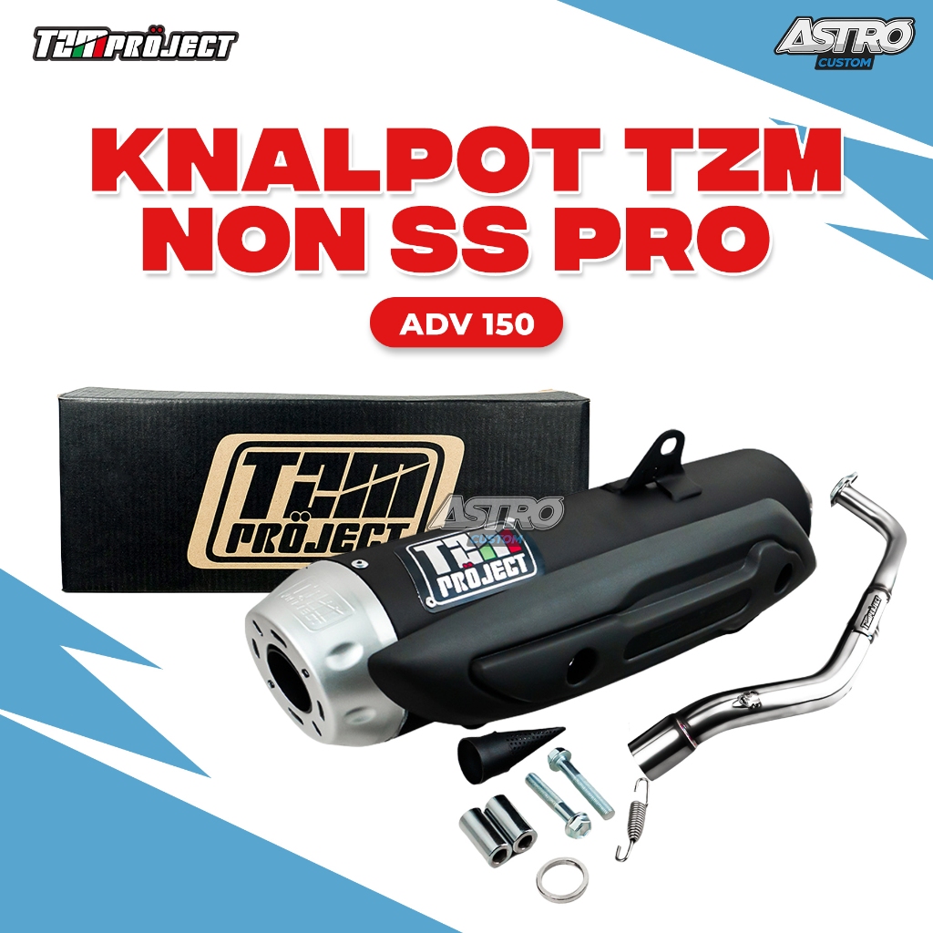 Knalpot TZM ADV PCX 150 160 Vario 125 150 Nmax Aerox BeaT Scoopy Fi ESP Genio STD Non SS PRO