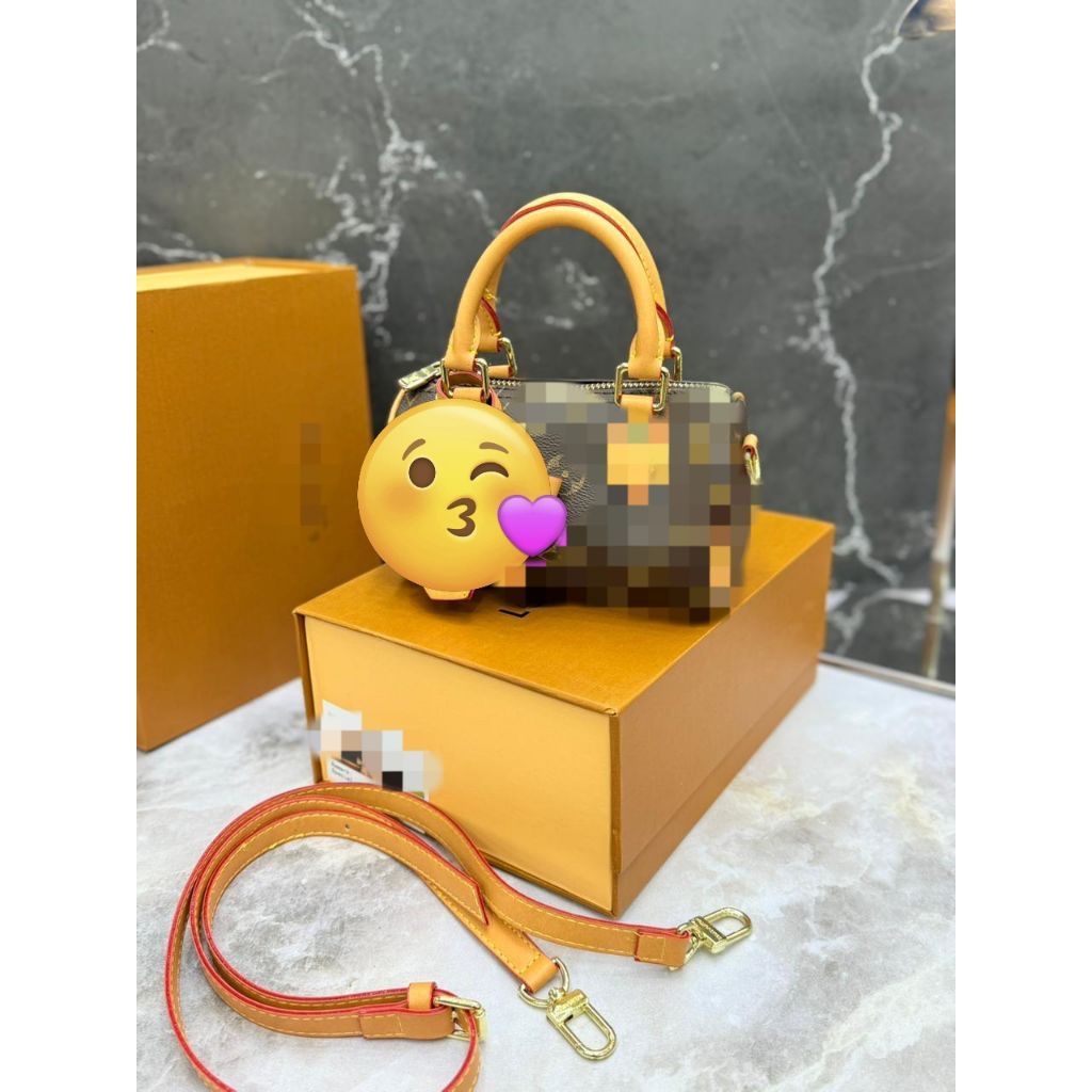 BISA DI GESER UNTUK MELIHAT MODEL II Tas Branded Import Premium quality II Tas Speedy Mini 17cm Bisa