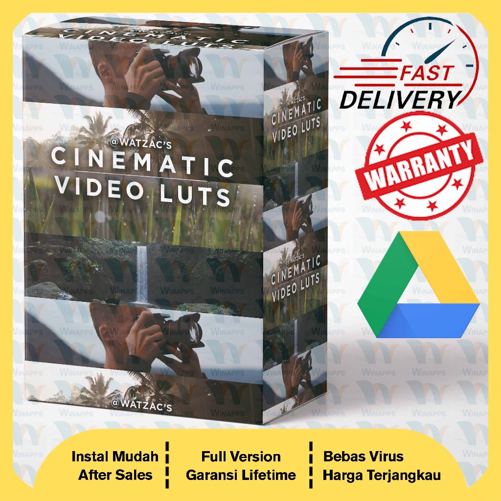 Cinematic Video LUTs By Watzac