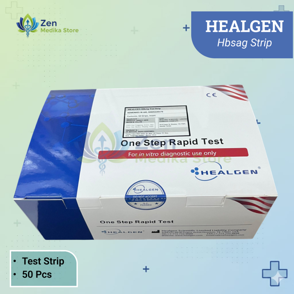 ALAT TEST HBsAg TEST STRIP (50 TEST) | HEALGEN