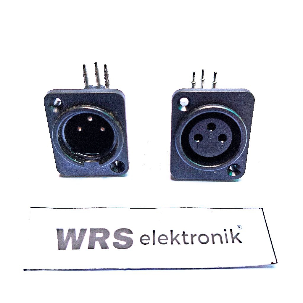 Jek kontra canon XLR male female chasis PVC