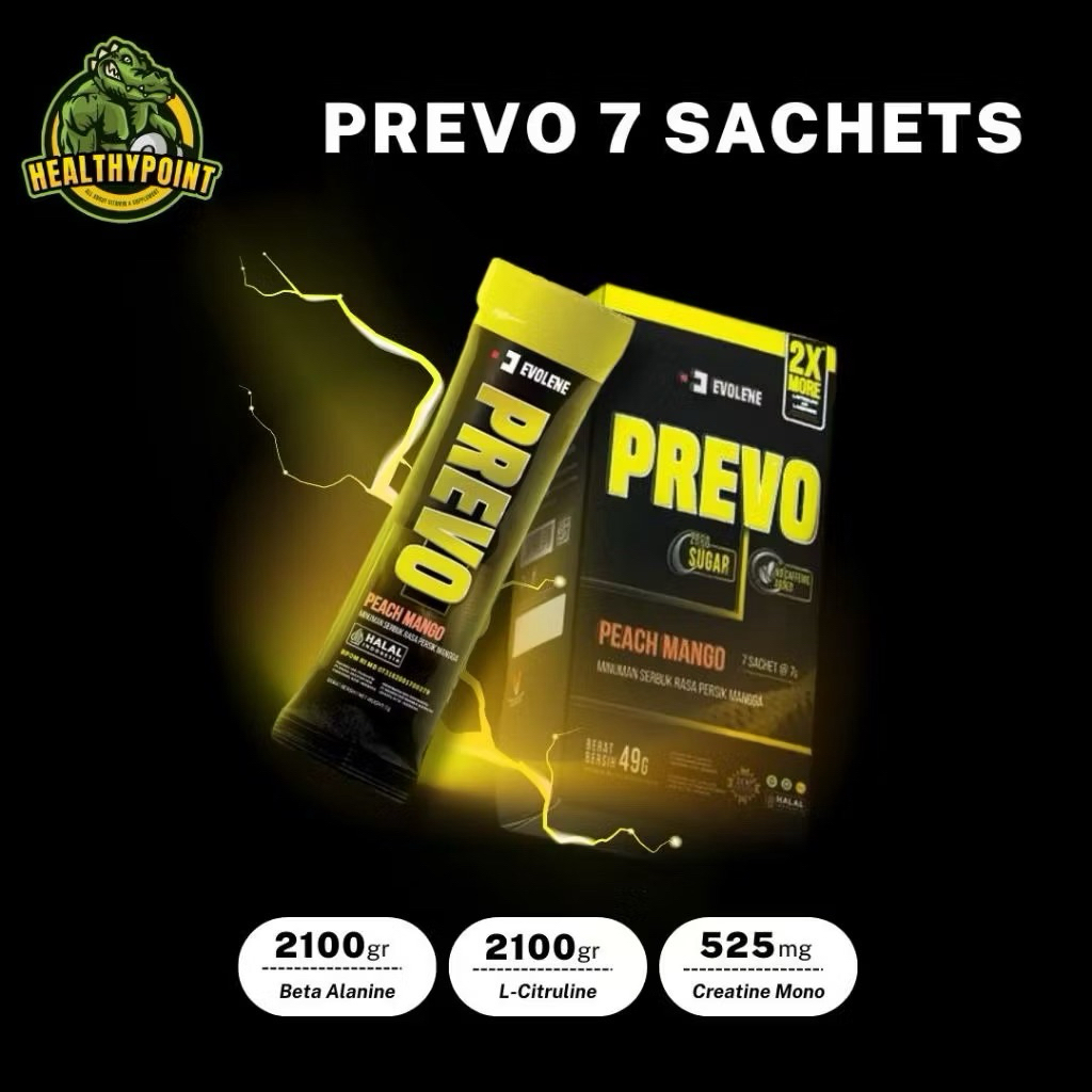 Evolene Prevo 7 Sachet Pre Workout 1 Box