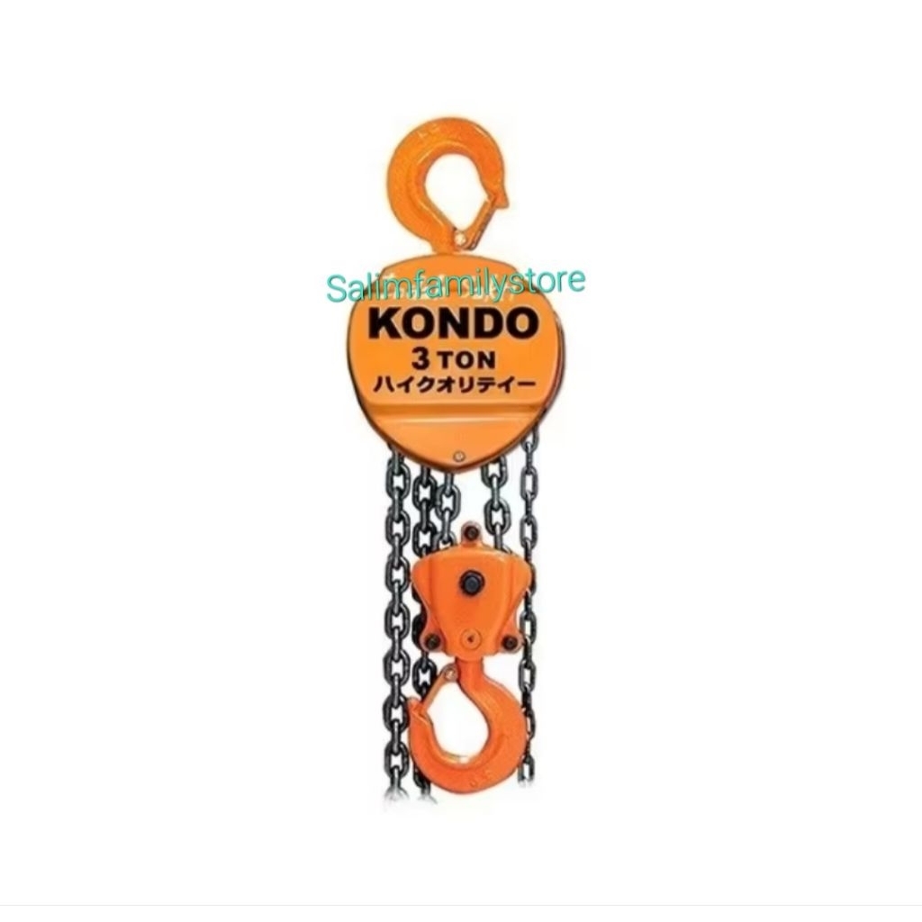 Katrol Chain Block Chainblock Takel 3 Ton 5 meter Kondo