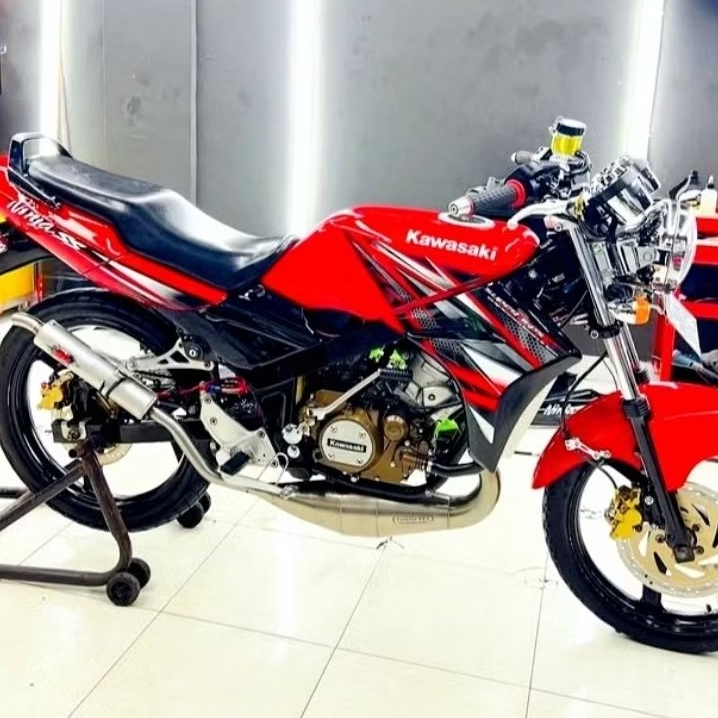 STIKER STRIPING ORI KAWASAKI NINJA SS MERAH 2013 STIKER NINJA SS 2013 MERAH SETIKER NINJA ORI COD