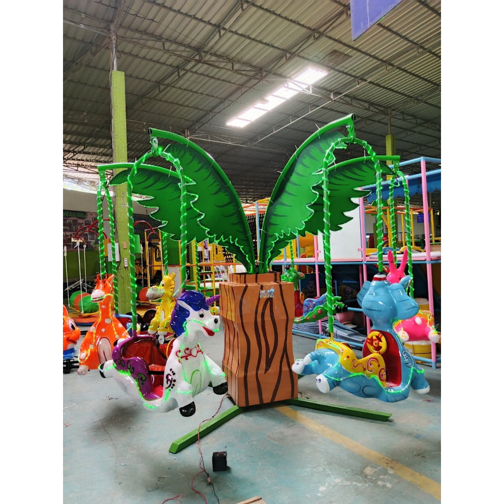 komedi putar safari lengkap badut wahana pasar malam lengkap odong odong komedi putar safari