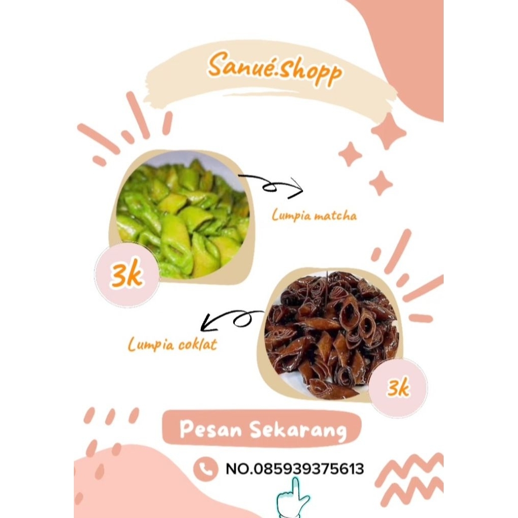 Lumpia coklat lumer
