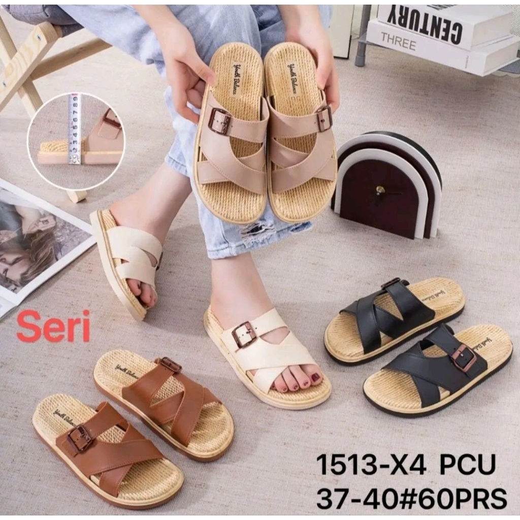 Sandal wanita youth balance,selop jelly gesper 1