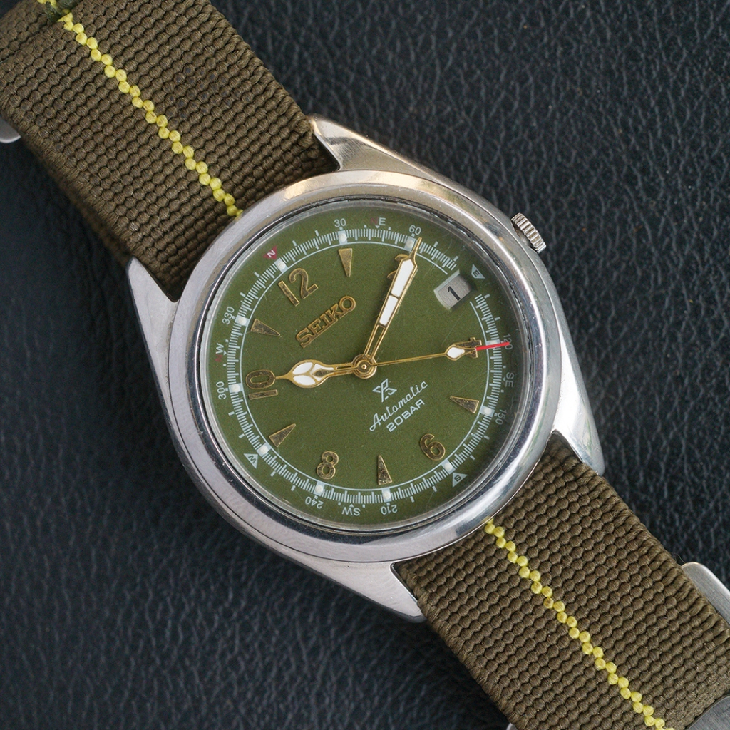 seiko seikomod alpinist military army field watch 7009 bekas second preloved