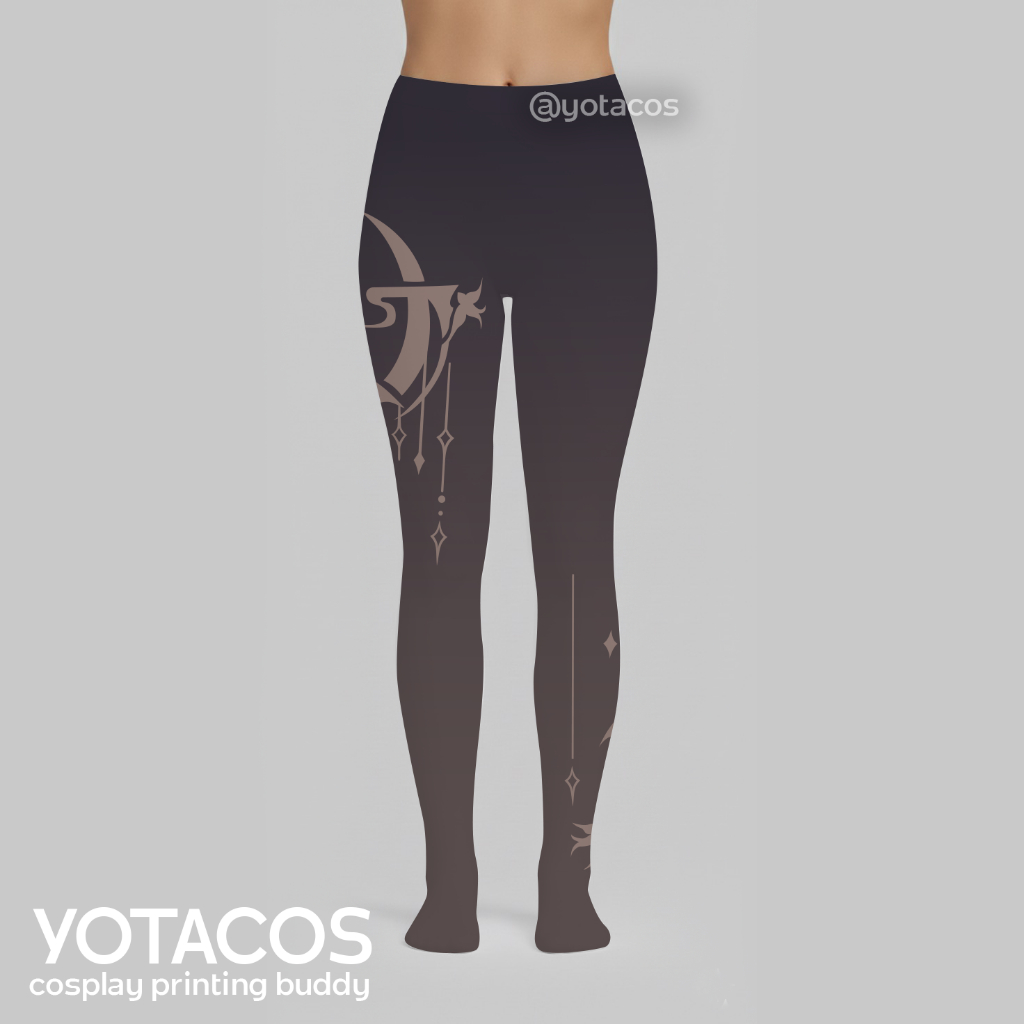 Stocking Cosplay Keqing Opulent Genshin Impact – Fashion Anime Jepang Kostum Wanita