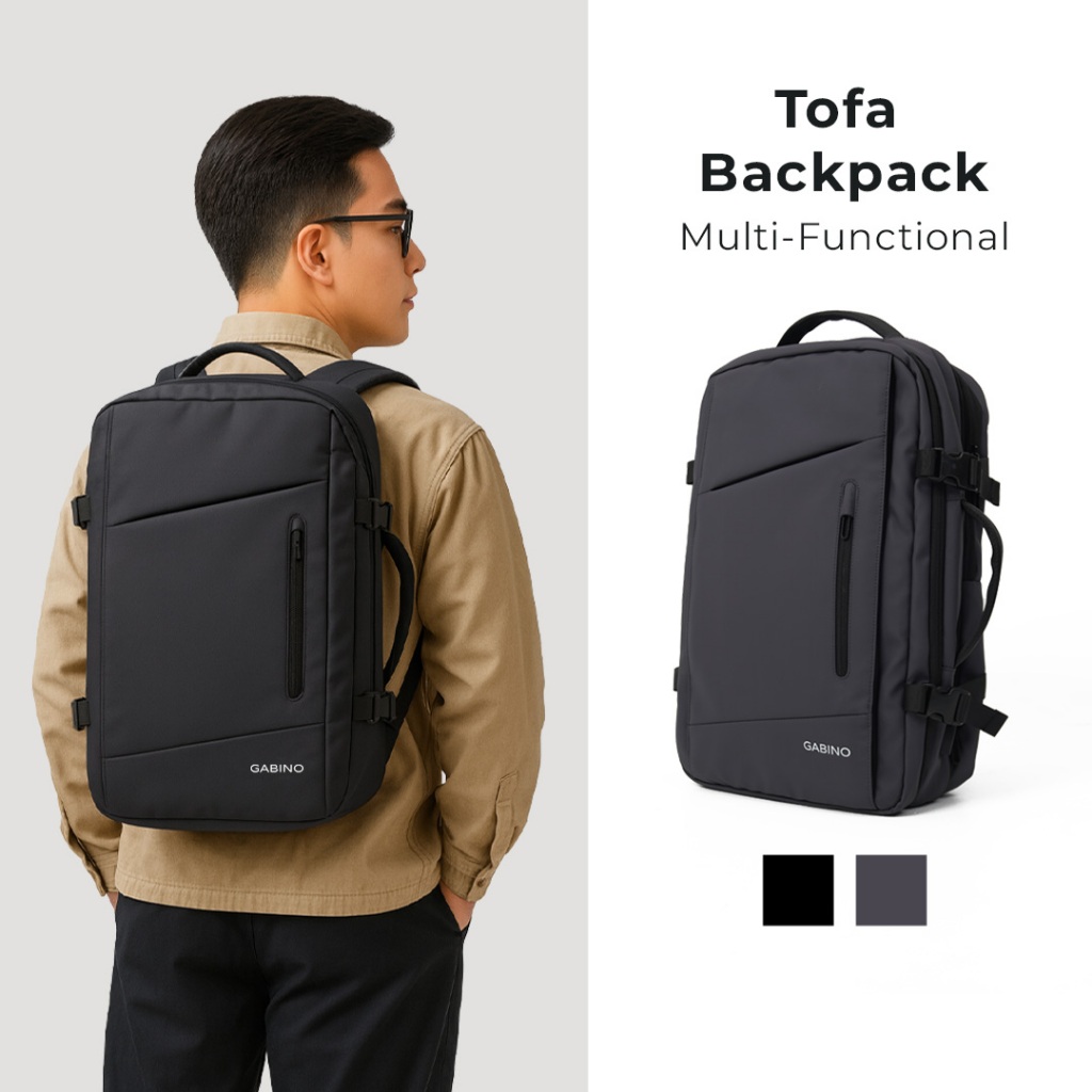 Gabino Tas Pria Ransel Backpack Casual Tofa - G5DF4002