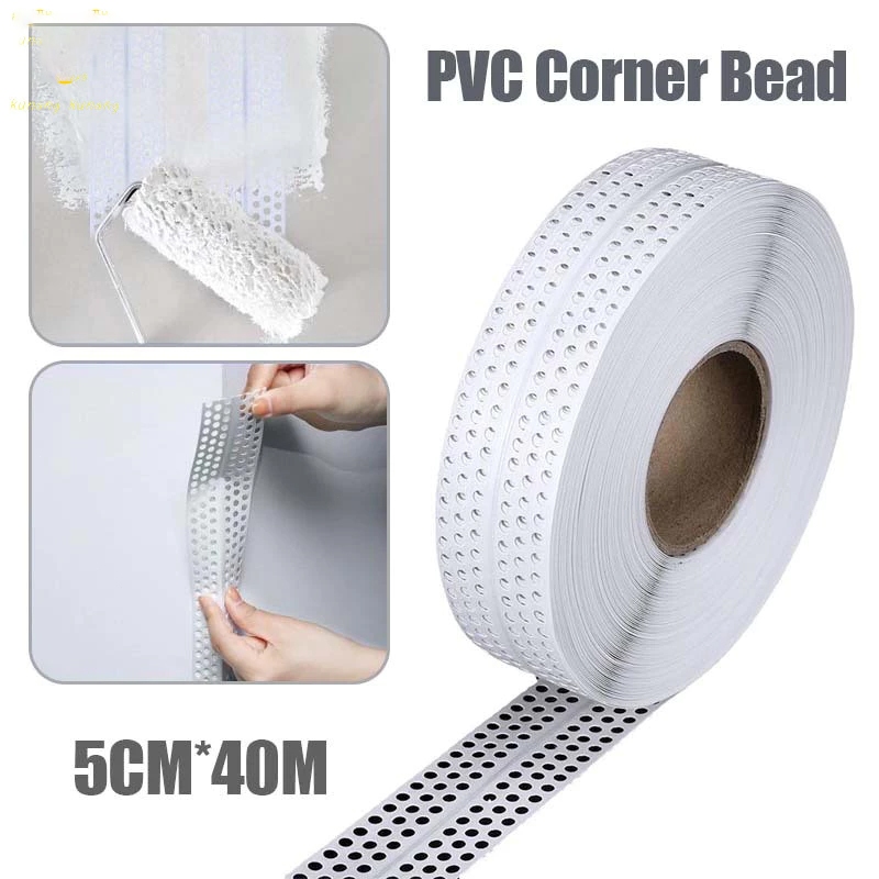 40mx5cm Corner Bead PVC Corner Bead Sudutan Luar Sudutan Tembok Untuk Sudutan Luar Dan Dalam