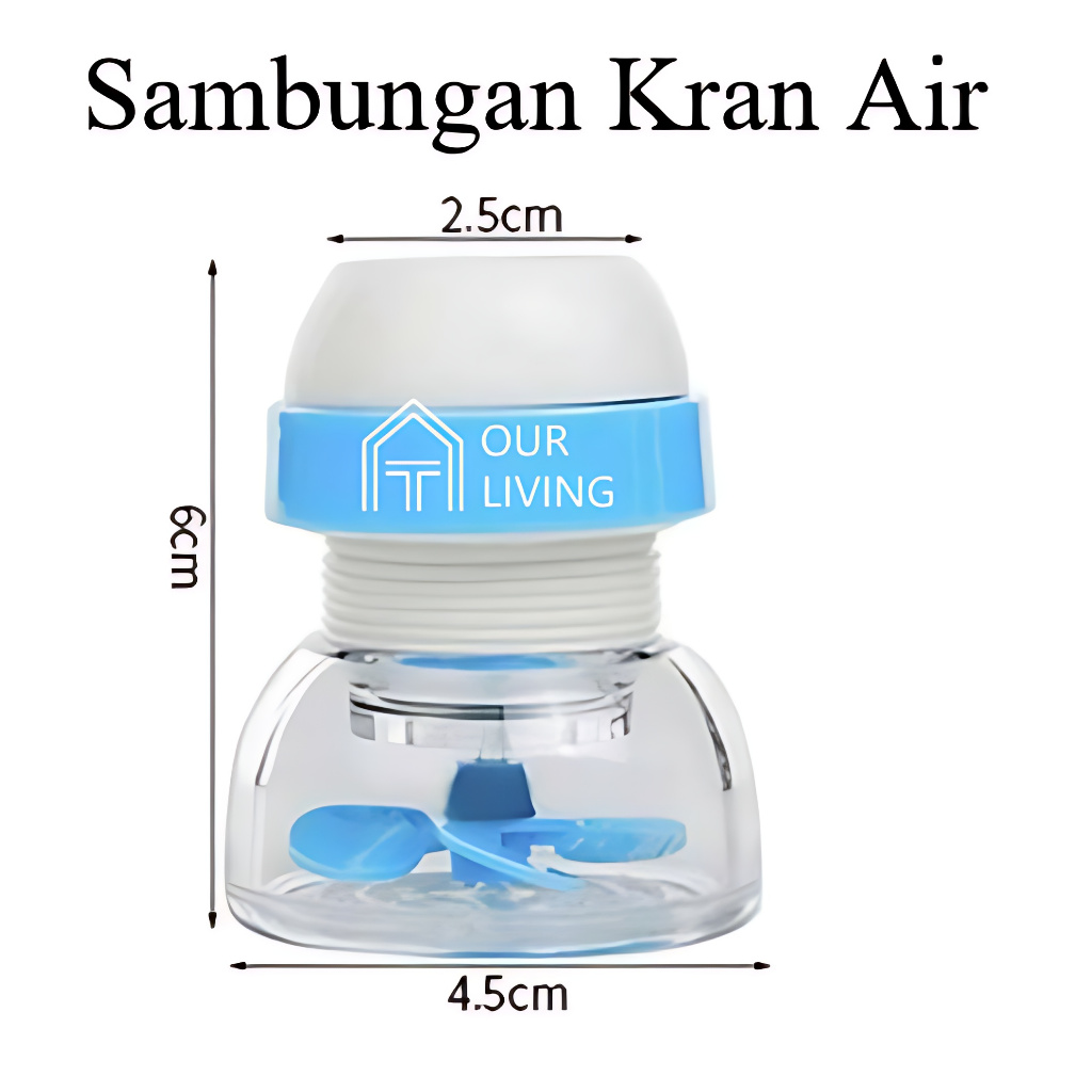 Sambungan Kran Air Kipas Wastafel / Kran Sambungan Kipas