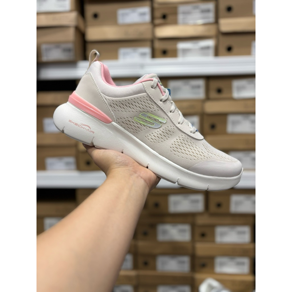 SEPATU WANITA SKECHERS SKECH AIR DYNAMIGHT 2.0 NEW HEIGHTS NATURAL PINK SKE150370/NTPK ORIGINAL BNIB