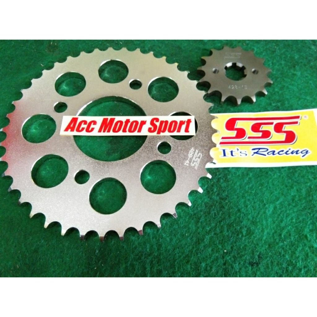 Gear Gir SSS set Grand 428 depan belakang