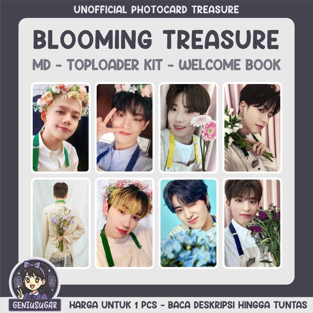 [TREASURE] BLOOMING TREASURE UNOFFICIAL PHOTOCARD