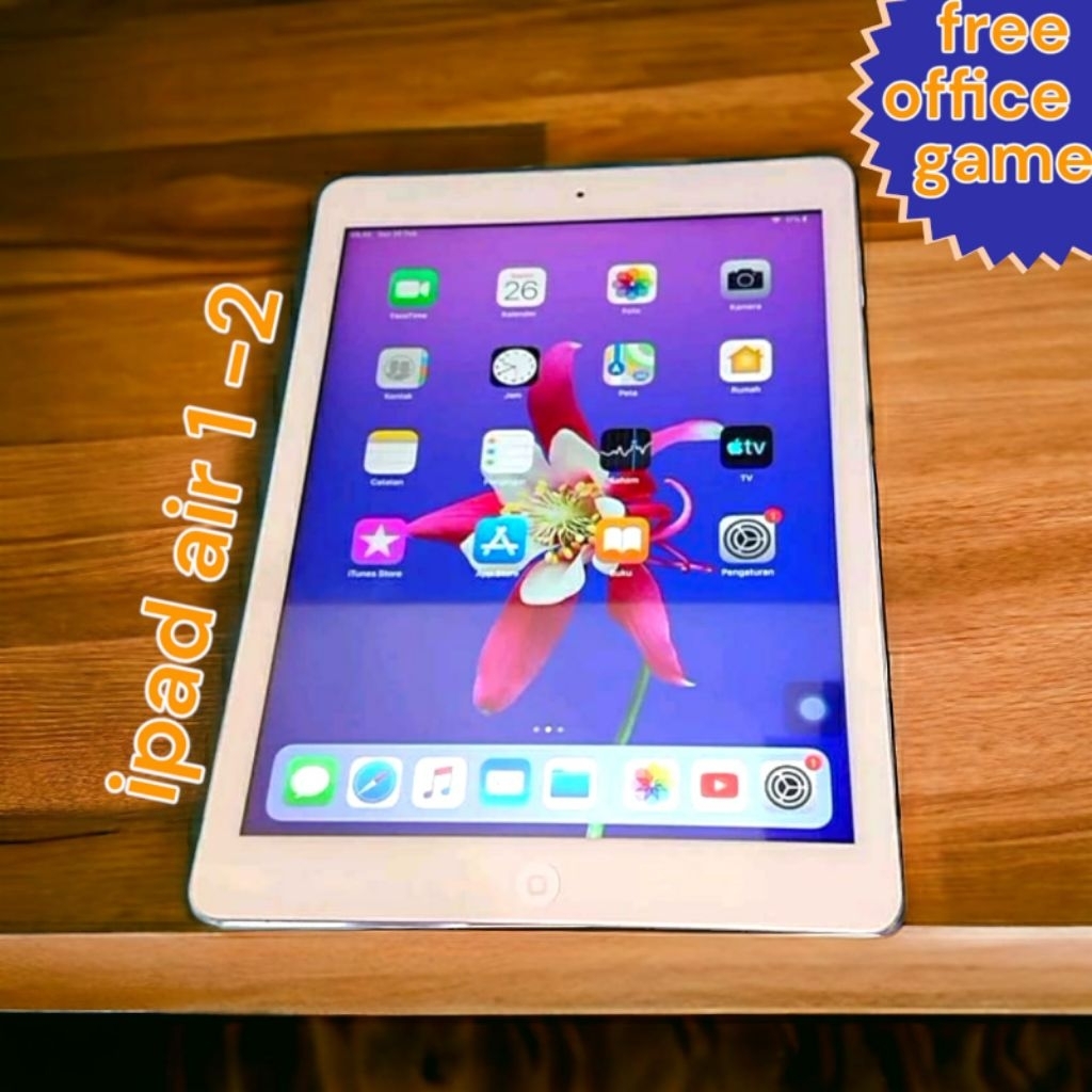 IPAD AIR 1 16-64Gb FREE APLIKASI FREE STYLUS PEN