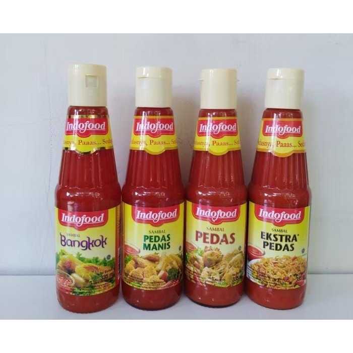 SAMBAL INDOFOOD (rijek label) PEDAS DASHYAT 275ML // PEDAS MANIS // SAMBAL BANGKOK INDOFOOD // EXRA 
