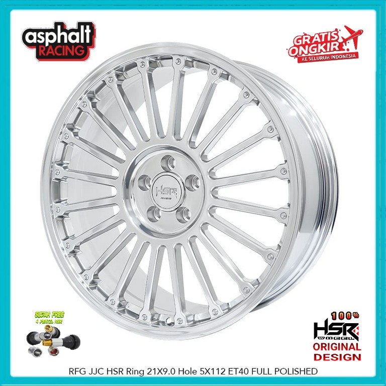 Velg Mobil Hsr Forged Ring 21 Pcd 5x112 Hsr RFG JJC R21 Untuk Mercy Zenix Camry Accord Dll