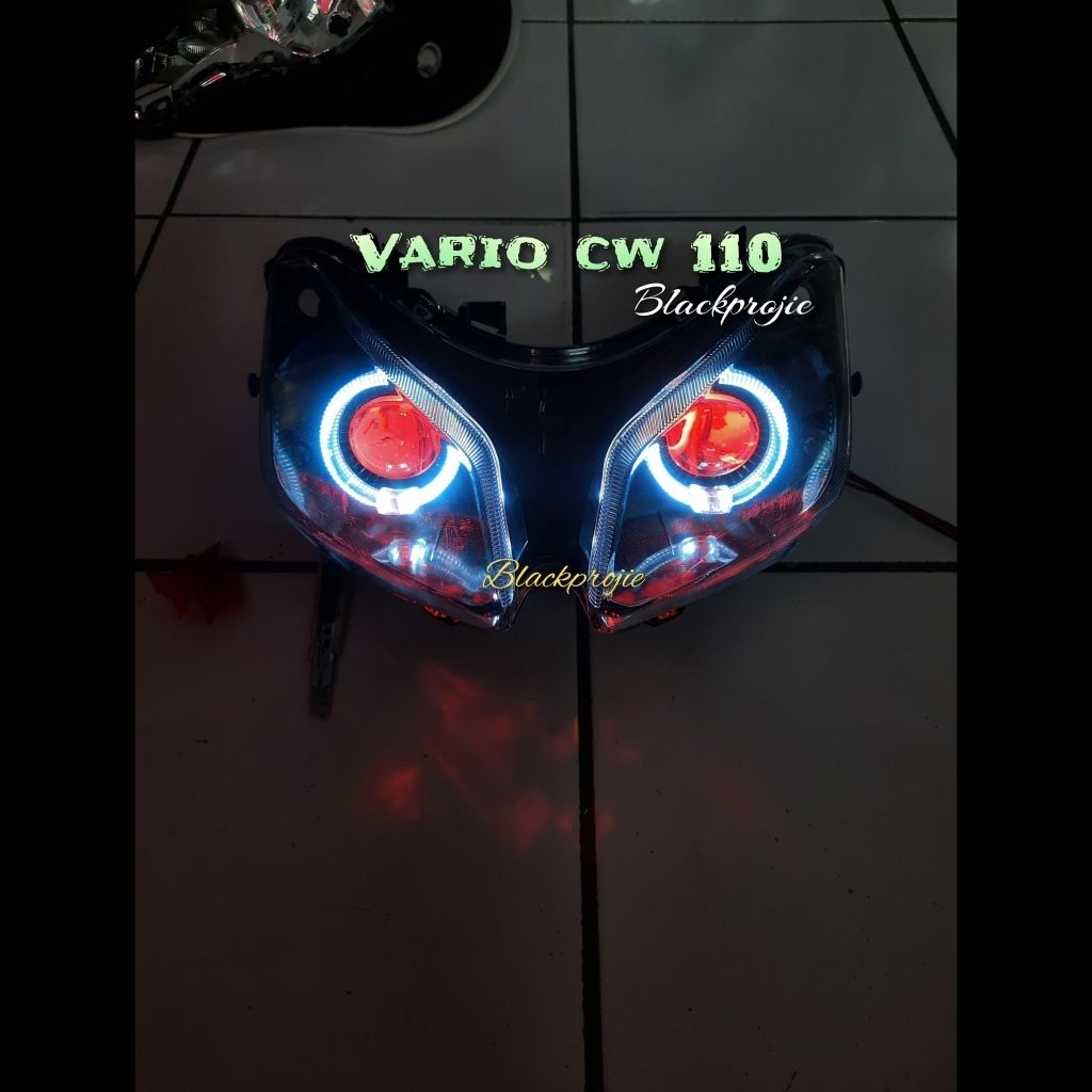 REFLEKTOR VARIO CW 110 / HEADLAMP LAMPU VARIO 110 CW / VARIO LAMA PROJIE HI LO VARLA