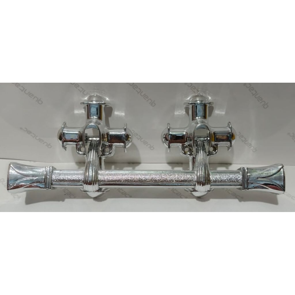 Handle Salib Silver Peti Mati/Aksesoris Peti