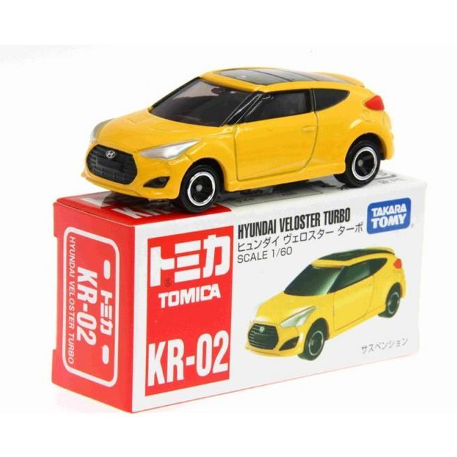 Tomica KR-02 Hyundai Veloster Turbo Takara Tomy Reguler Diecast