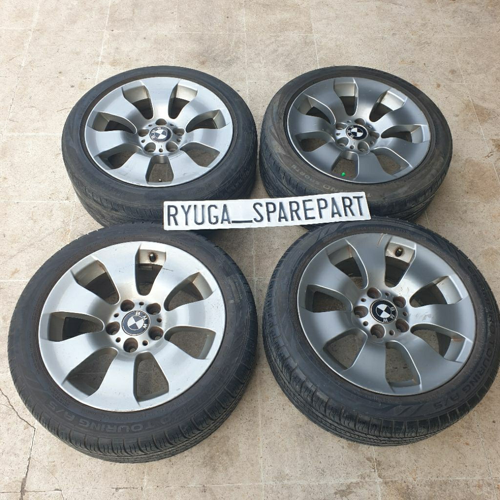velg oem original BMW ring 17 8jx17 H2 pcd 5x120 ET 34 ban ukuran 215/50 ring 17 made in germany fit