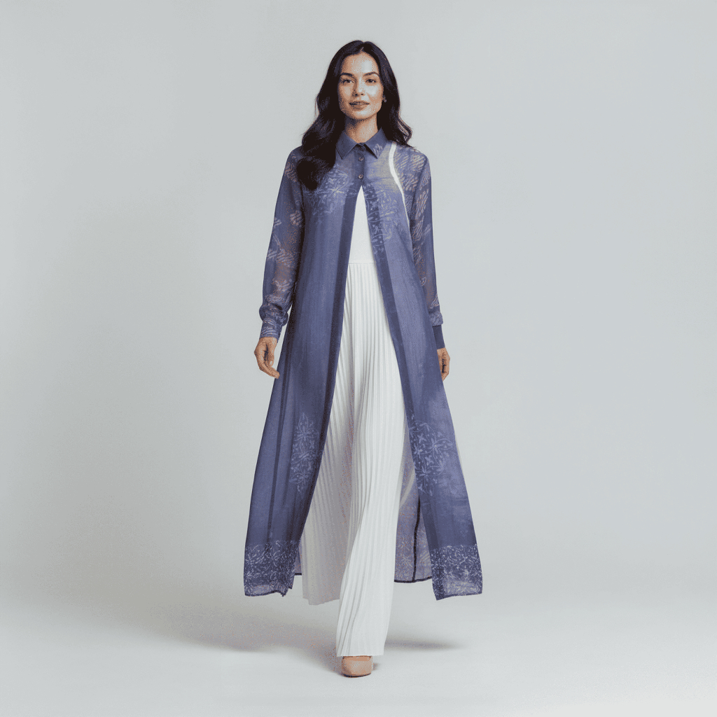 OUTER BATIK OUTER TANPA LENGAN ATASAN BATIK WANITA OUTER LENGAN BUNTUNG BATIK MODERN WANITA SLEEVELE