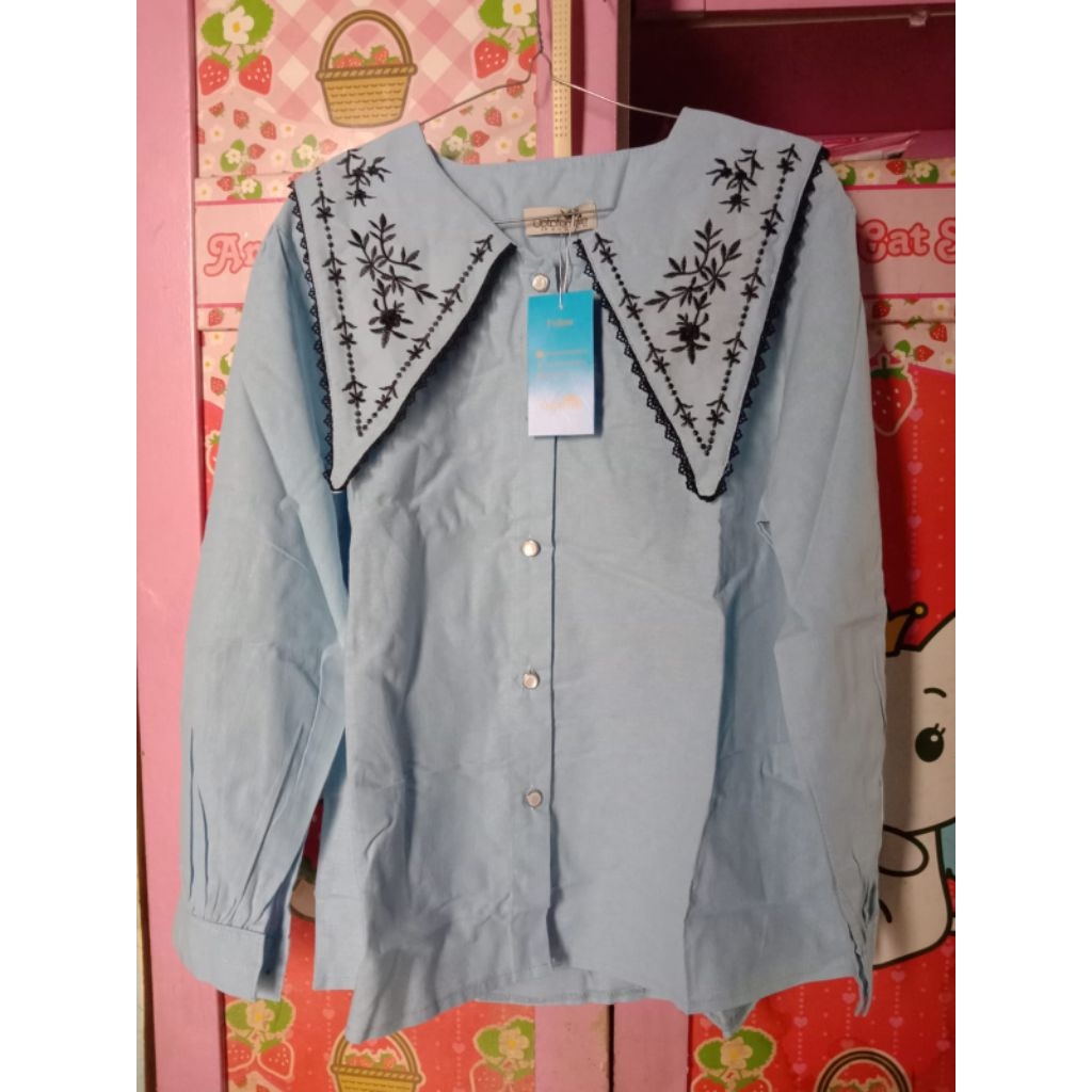 KEMEJA/BLOUSE/JAKET DENIM/LEVIS/CARDIGAN KOREAN IMPORT/KEMEJA SALUR
