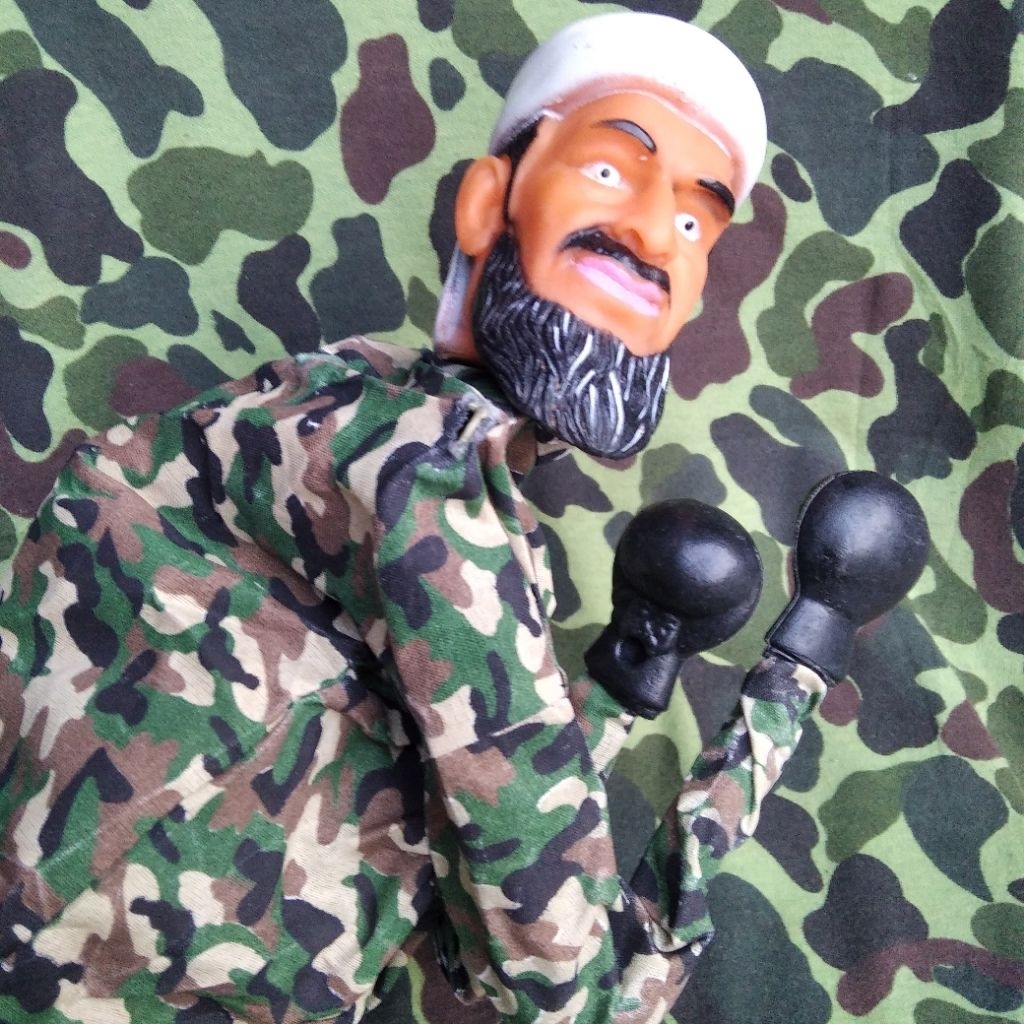 boneka jadul boneka unyil boneka tentara army man boneka tangan vintage kepala karet vintage hand pu