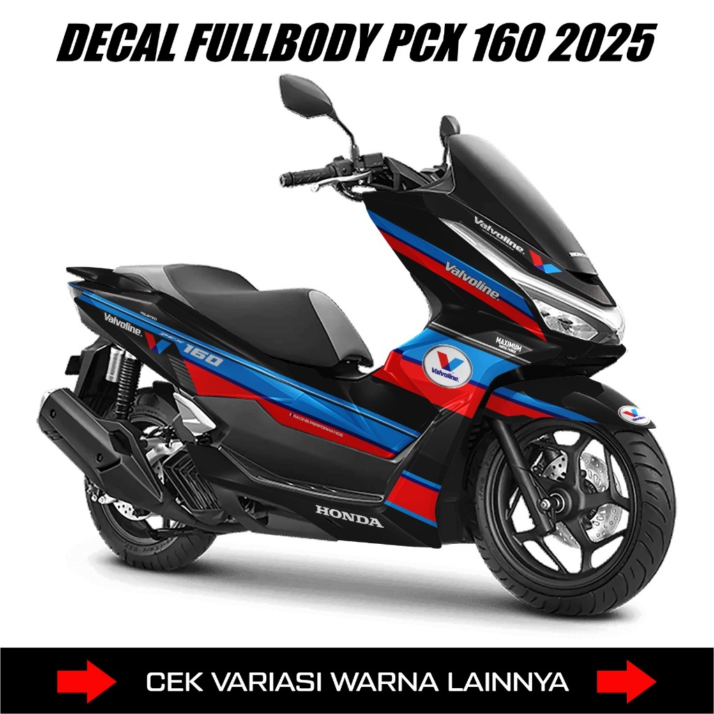 DECAL PCX NEW 160 2025 FULL BODY / STICKER DECALS HONDA PCX 1670 BARU