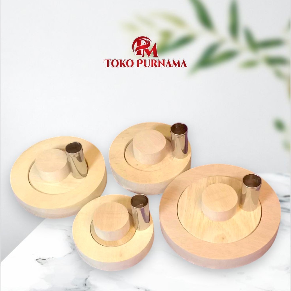 1 Set cetakan donat kayu / Cetakan donat