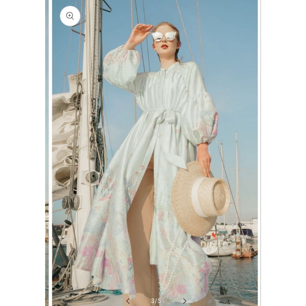 Aqurielle maxi dress ivory