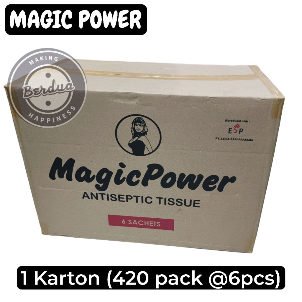 Magic Power Tissue 1 Karton 420 pack - Grosir Tisu Magicpower 1 Karton
