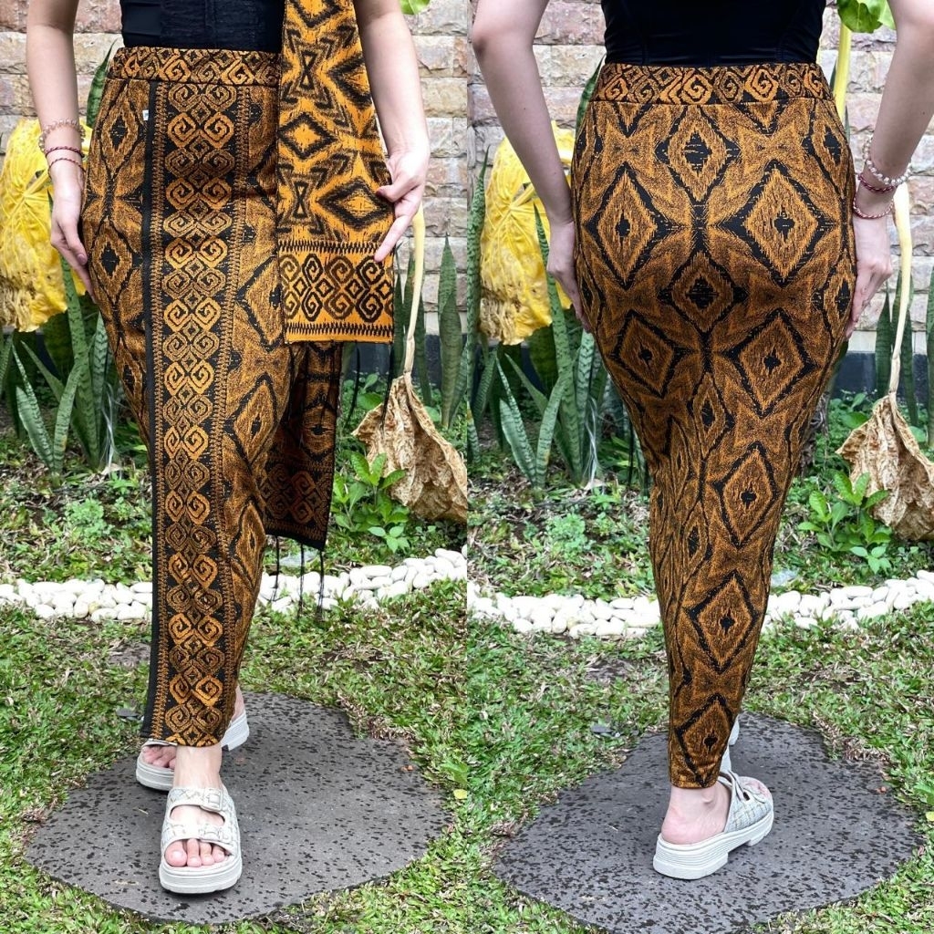 Kamen jadi denim jaguar set slendang/bawahan tradisional kebaya/kamen bali/New Motif