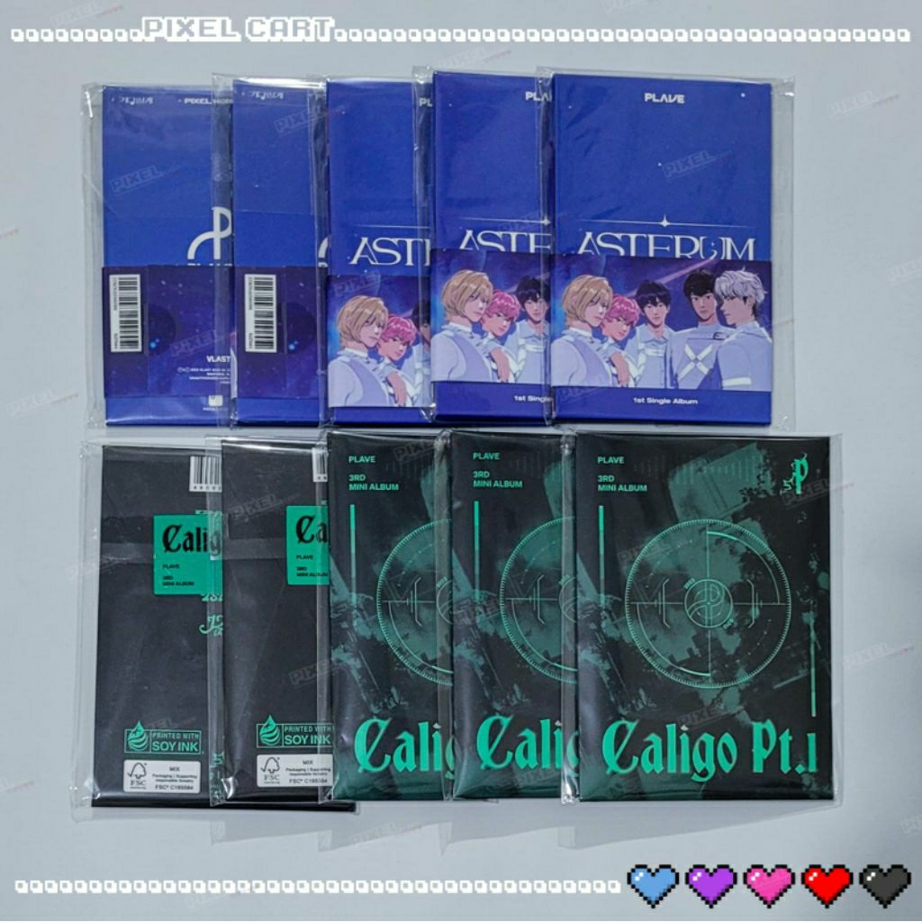 [SEALED] PLAVE POCA ALBUM ASTERUM WAIT FOR YOU WFY CALIGO PT.1 YEJUN NOAH BAMBY EUNHO HAMIN