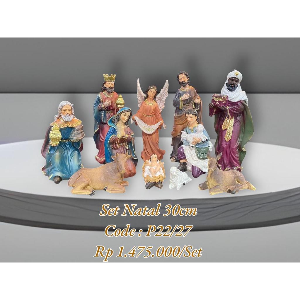 Patung Gua Natal 30cm