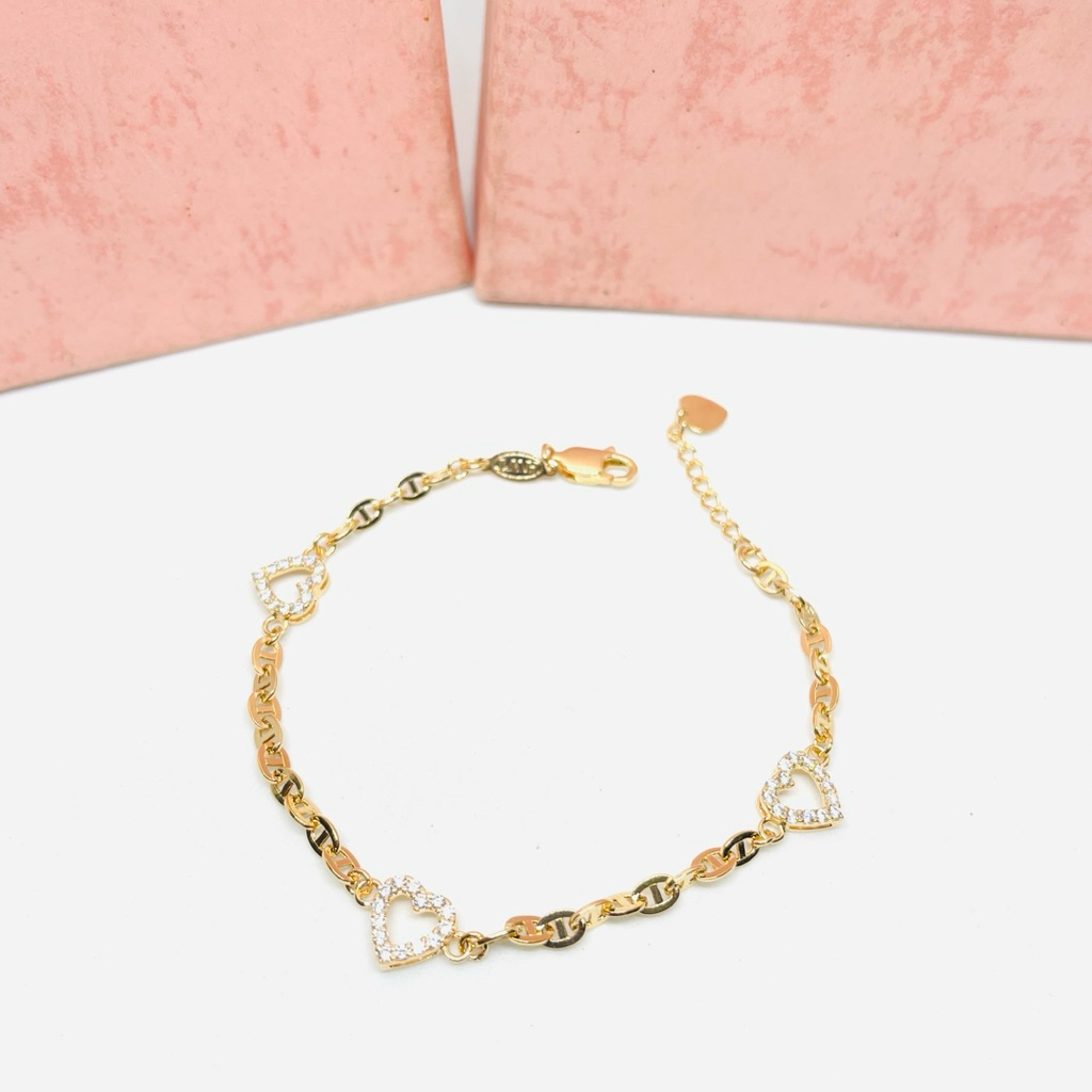 Gelang Emas Asli Kadar 300/6k muda love mp