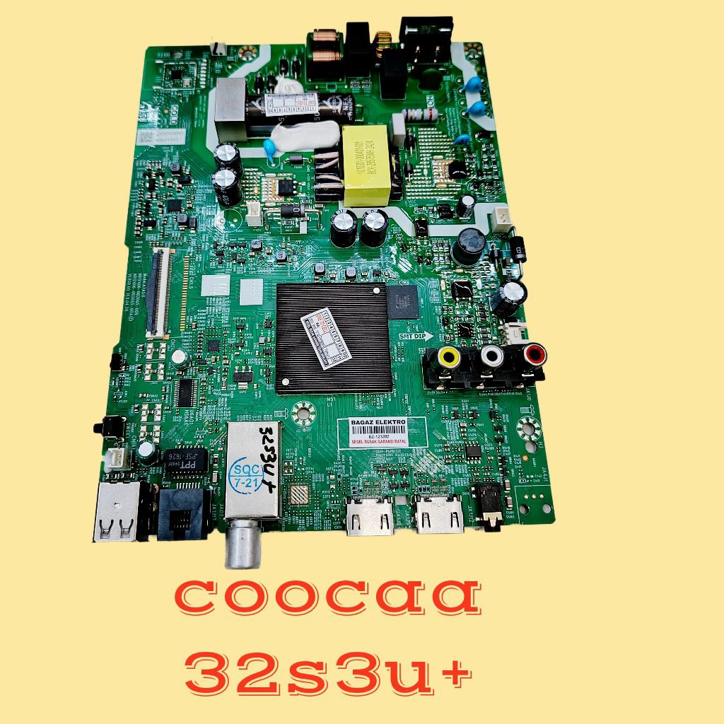 mobo tv coocaa 32s3u+ - pcb mainboard tv coocaa 32S3u+ - coocaa  32s3u+ - mainboard tv coocaa 32s3u+
