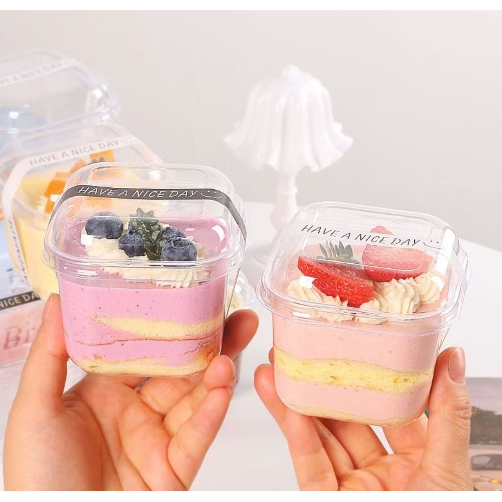 MIKA CUP DESSERT ISI 10 PCS - SEGI 300 ML //PACKING DESSERT