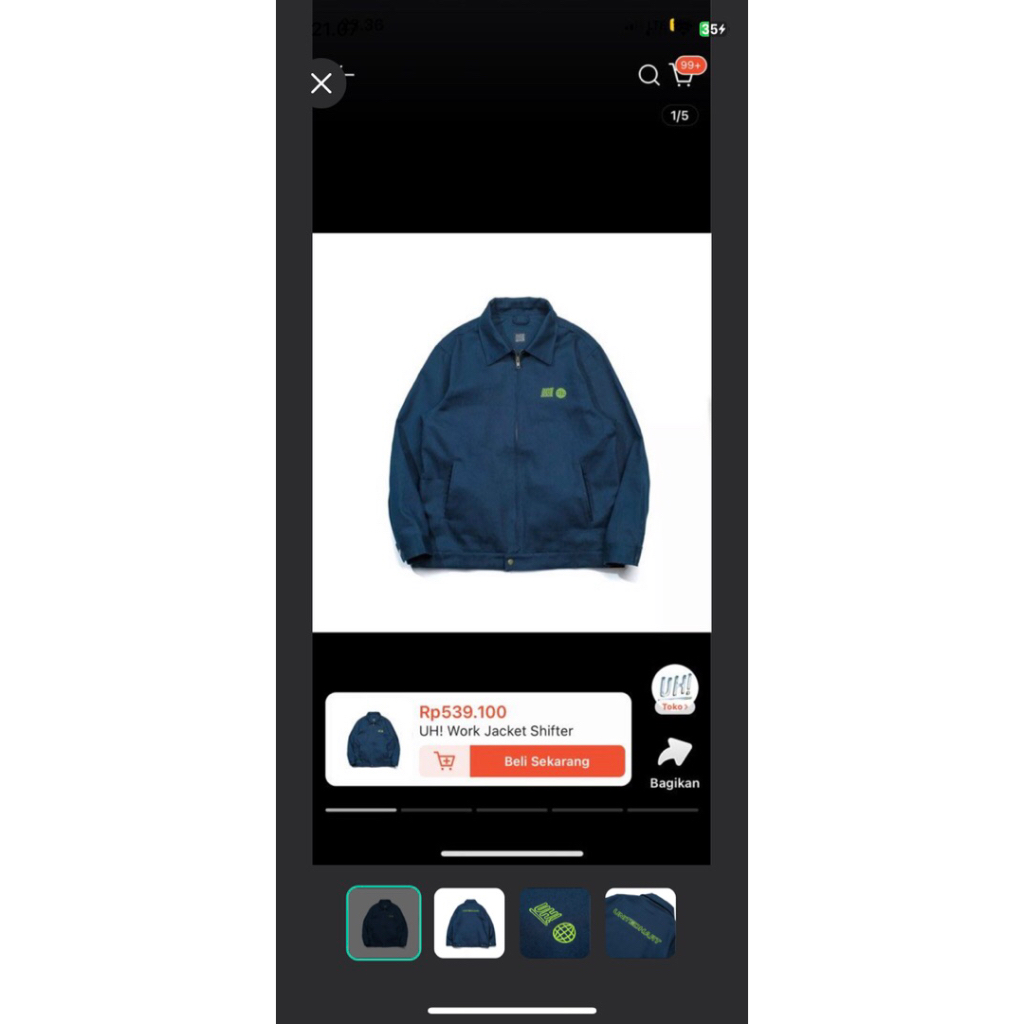 UH Work Jacket Shifter